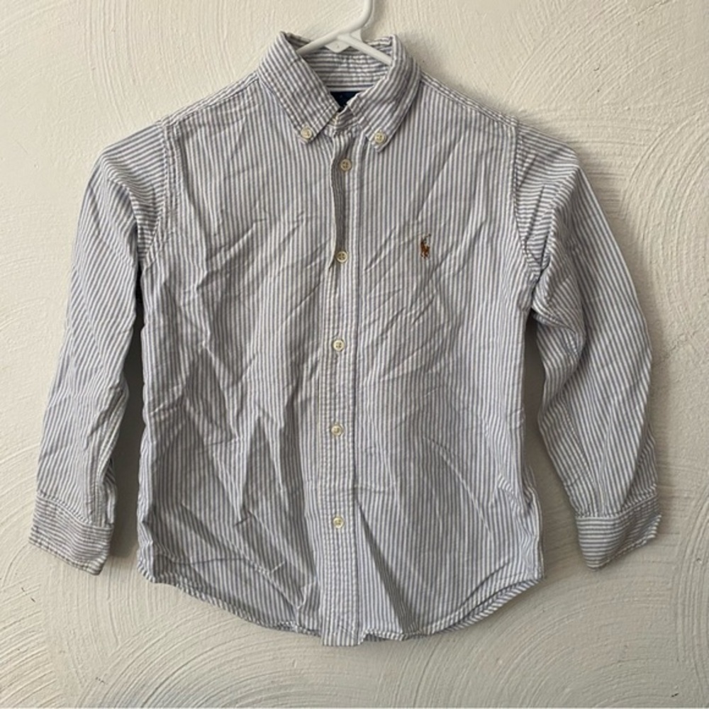 Ralph Lauren Shirts Boys Size 6 LongSleeve Button Down Stripes Collared